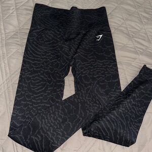 Gymshark black tiger seamless leggings